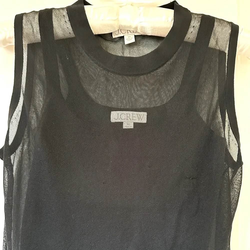 NWT - J.Crew Gauzy Sweater & Skirt Set in BLACK - over 75% off! - Picture 12 of 16